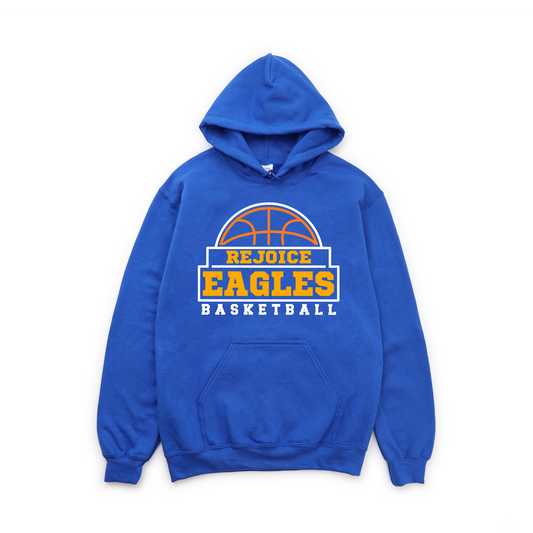 REJOICE - basketball hoodie