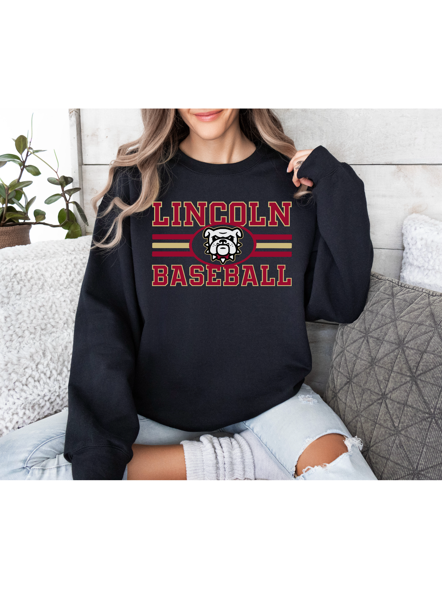 Lincoln Baseball - sweater